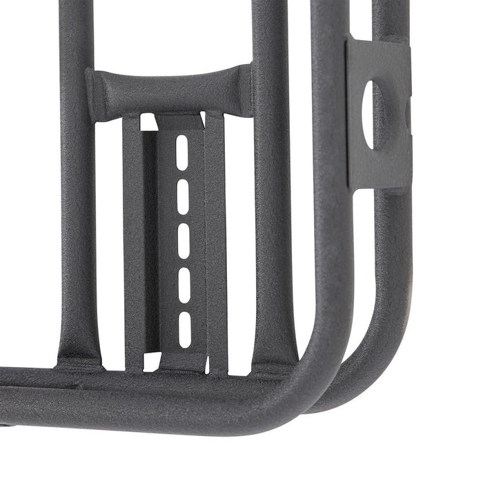 Smittybilt 45304JT Defender Basket Rack; Black/Red; Incl. Hardware; - Truck Part Superstore