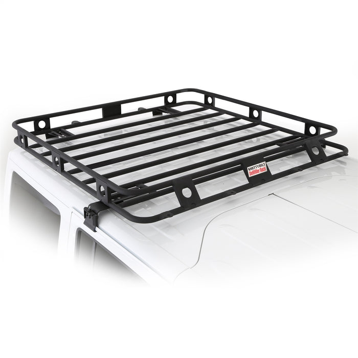 Smittybilt 45454 Defender Roof Rack Steel 4.5 X 4.5 X 4In Sides One Piece Welded Smittybilt - Truck Part Superstore