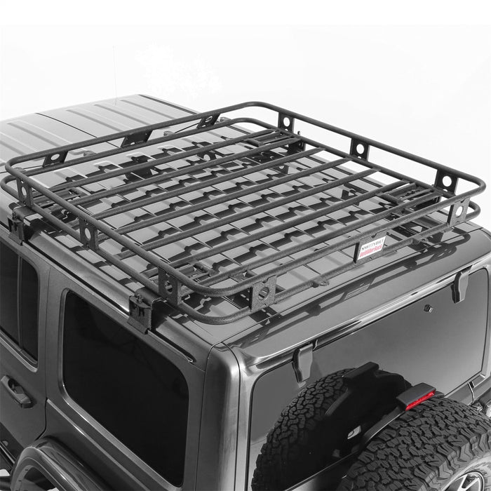 Smittybilt 45454JL Defender Roof Rack; 4.5 x 4.5 x 4 in; Black; - Truck Part Superstore