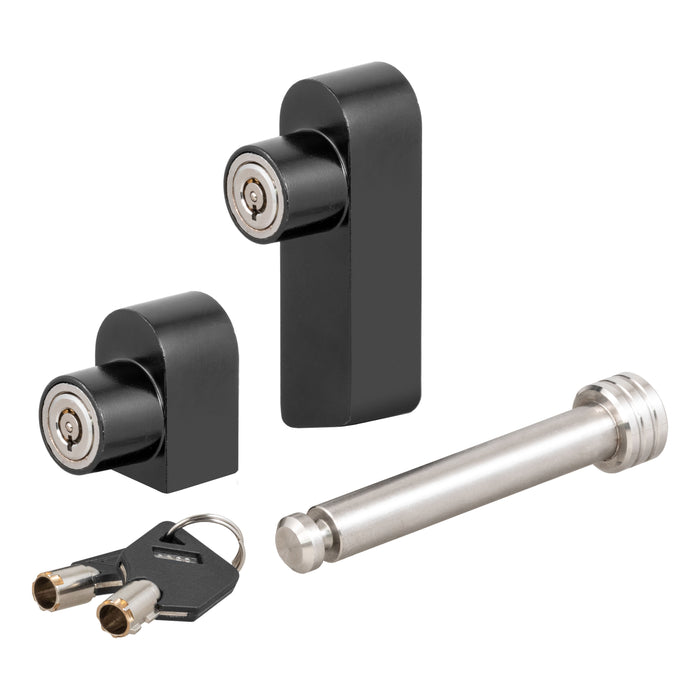 CURT 45932 CURT 45932 Rebellion XD Tongue and Hitch Lock Set; 2 or 2-1/2-Inch Receiver - Truck Part Superstore