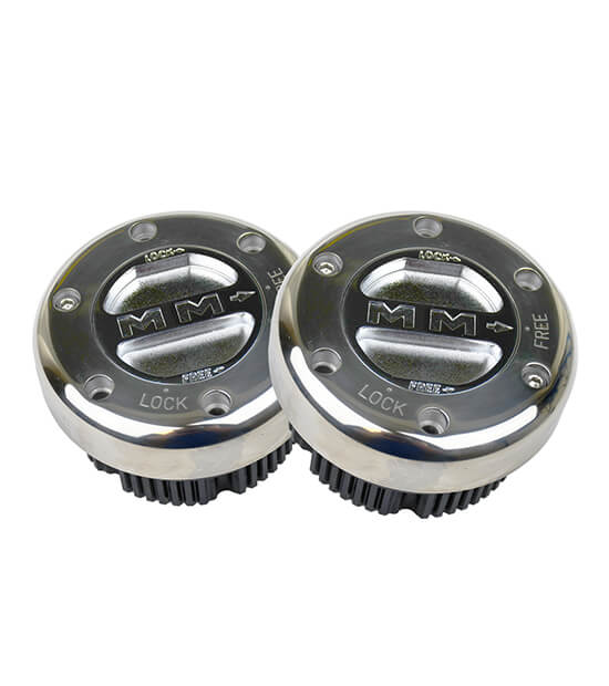 Mile Marker 459SS Manual Locking Hub 35 Spline Dana 70 Hub Internal Mount/Bolts Axle O.D. Of 1.500 Stainless Steel Pair Supreme Mile Marker - Truck Part Superstore