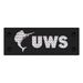 UWS 002-UWSBLACK UWS 002-UWSBLACK Replacement Rivet-On UWS Logo Badge - Truck Part Superstore