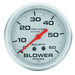 AutoMeter 4602 GAUGE; BLOWER PRESS; 2 5/8in.; 60PSI; LIQUID FILLED MECH; ULTRA-LITE - Truck Part Superstore