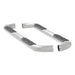 Luverne 460553 LUVERNE 460553 Round Nerf Bars (3 Inch Tubular Polished Stainless Steel)-1 Pair - Truck Part Superstore