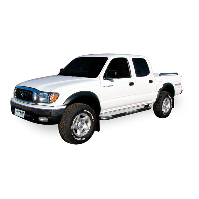 Luverne 460553 LUVERNE 460553 Round Nerf Bars (3 Inch Tubular Polished Stainless Steel)-1 Pair - Truck Part Superstore