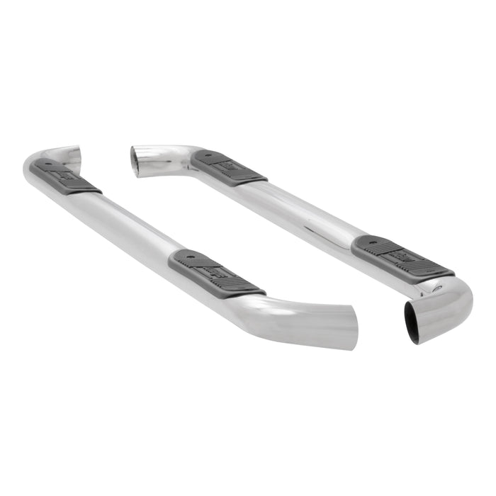 Luverne 460753 3in. 60deg. Nerf Bars-Polished SST - Truck Part Superstore