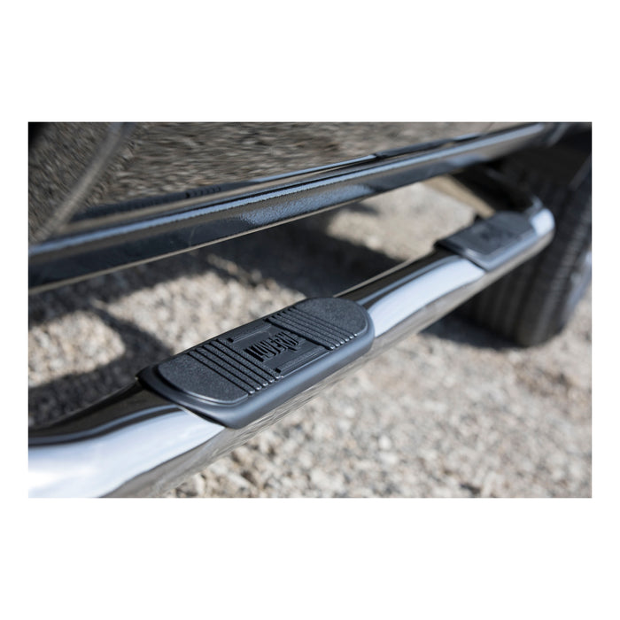 Luverne 460753 3in. 60deg. Nerf Bars-Polished SST - Truck Part Superstore