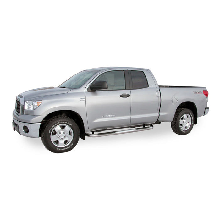 Luverne 460753 3in. 60deg. Nerf Bars-Polished SST - Truck Part Superstore