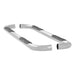 Luverne 460923 LUVERNE 460923 Round Nerf Bars (3 Inch Tubular Polished Stainless Steel)-1 Pair - Truck Part Superstore