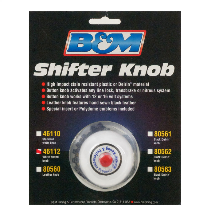 B&M 46112 Universal Auto Trans Shifter Knob - Truck Part Superstore