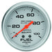 AutoMeter 4612 GAUGE; FUEL PRESS; 2 5/8in.; 100PSI; LIQUID FILLED MECH; ULTRA-LITE - Truck Part Superstore
