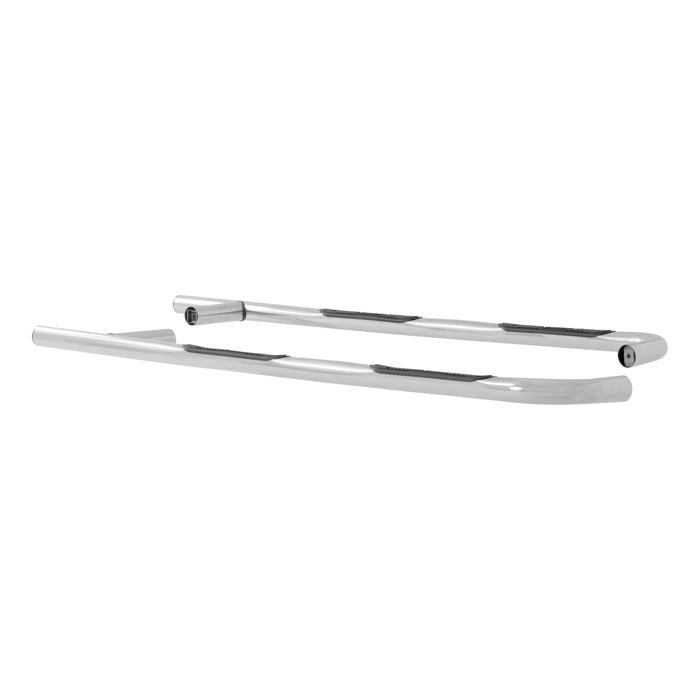 Luverne 461439 LUVERNE 461439 Round Nerf Bars (3 Inch Tubular Polished Stainless Steel)-1 Pair - Truck Part Superstore