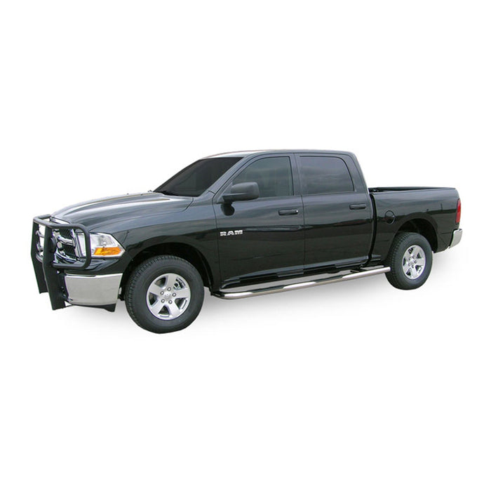 Luverne 461439 LUVERNE 461439 Round Nerf Bars (3 Inch Tubular Polished Stainless Steel)-1 Pair - Truck Part Superstore