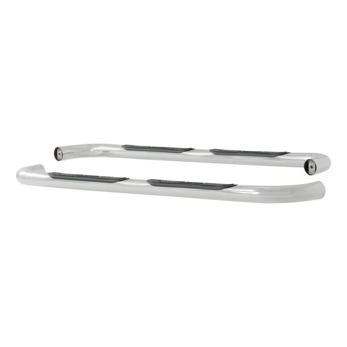 Luverne 461510 LUVERNE 461510 Round Nerf Bars (3 Inch Tubular Polished Stainless Steel)-1 Pair - Truck Part Superstore