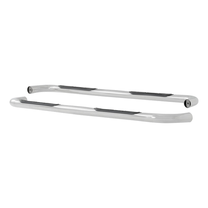 Luverne 461512 LUVERNE 461512 Round Nerf Bars (3 Inch Tubular Polished Stainless Steel)-1 Pair - Truck Part Superstore