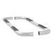 Luverne 461514 LUVERNE 461514 Round Nerf Bars (3 Inch Tubular Polished Stainless Steel)-1 Pair - Truck Part Superstore