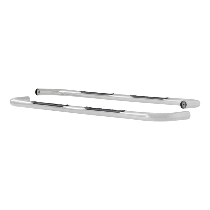 Luverne 461522 LUVERNE 461522 Round Nerf Bars (3 Inch Tubular Polished Stainless Steel)-1 Pair - Truck Part Superstore