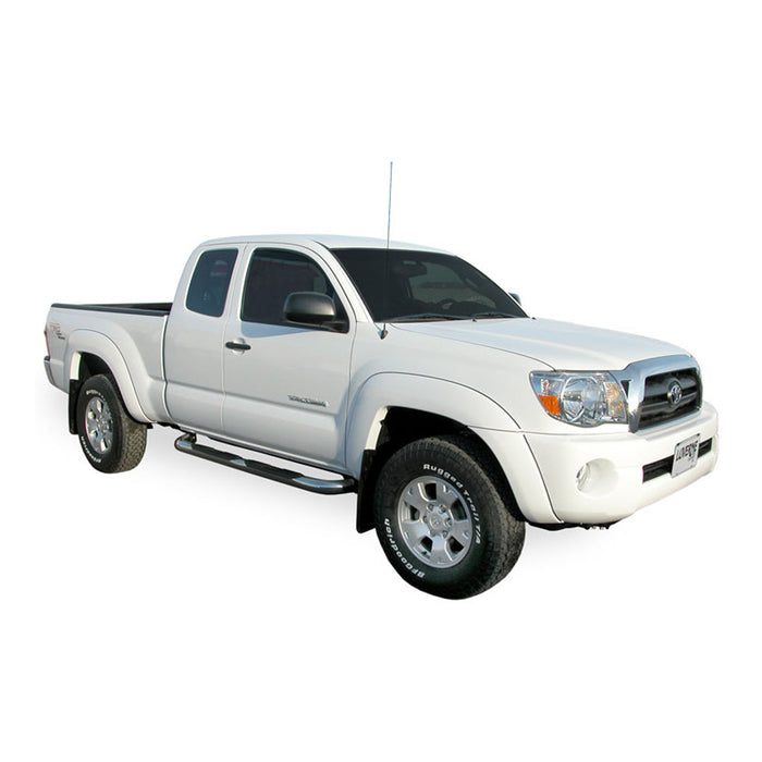 Luverne 461652 LUVERNE 461652 Round Nerf Bars (3 Inch Tubular Polished Stainless Steel)-1 Pair - Truck Part Superstore