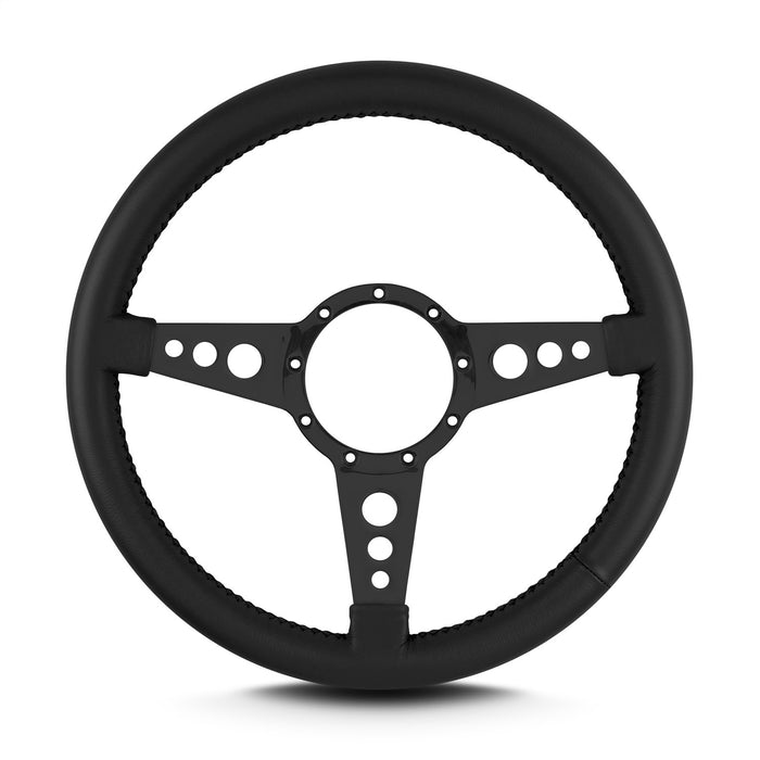 Lokar 46201 Lecarra Mark 4 GT Steering Wheel; Black; Black Spokes; 14 in. Standard Grip; - Truck Part Superstore