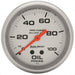 AutoMeter 4621 GAUGE; OIL PRESS; 2 5/8in.; 100PSI; LIQUID FILLED MECH; ULTRA-LITE - Truck Part Superstore