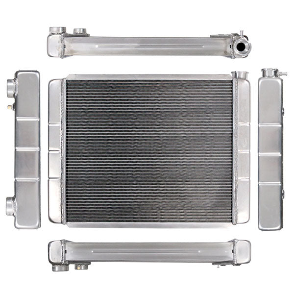 Northern Radiator 204128 Race Pro Radiator - 26 x 19 Double Pass LS Conversion With Threaded Connections - Truck Part Superstore