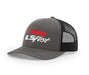 Holley 10235HOL Holley LS Fest Trucker Mesh Cap; Adjustable Snapback; Black/Gray; - Truck Part Superstore