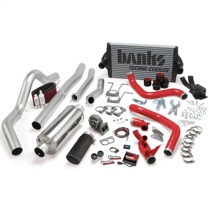 Banks Power 46356-B PowerPack System; Single Exh; S/S-Black Tip-1994-97 Ford 7.3L; CCLB; Auto - Truck Part Superstore