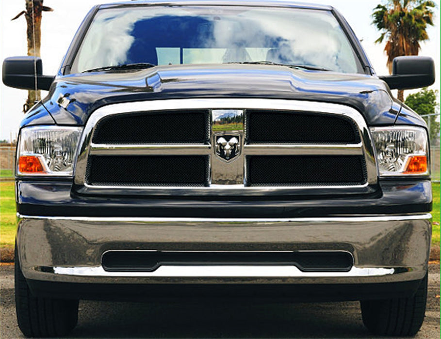 T-Rex Grilles 46456 Sport Series Grille; Small Mesh; Mild Steel; Black; 4 Pc; Bolt-On; - Truck Part Superstore