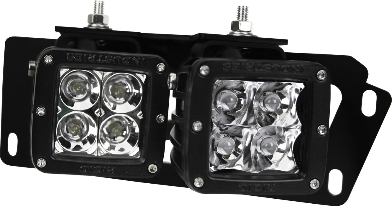 Rigid Industries 46510 RAM Fog Light Mounts 10-18 Dodge Ram 2500/3500 / 09-12 Ram 1500 D-Series Pro RIGID Industries - Truck Part Superstore