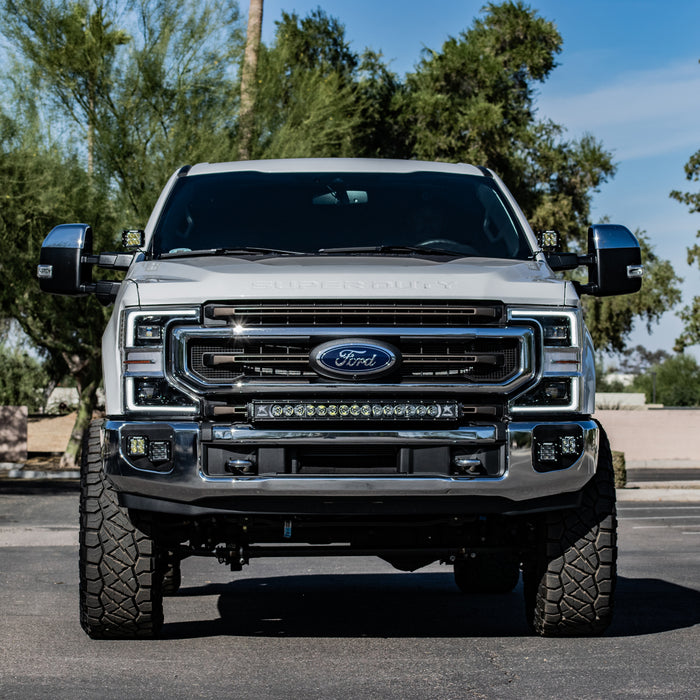 Rigid Industries 46733 2020-Present Ford SuperDuty Dual Fog Light Mounts RIGID Industries - Truck Part Superstore