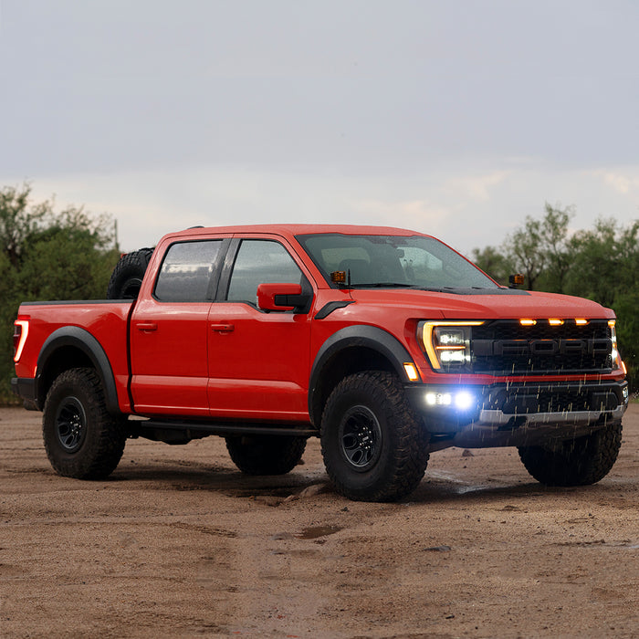 Rigid Industries 46738 2021-Present Ford Raptor Triple Fog Light Kit RIGID Industries - Truck Part Superstore