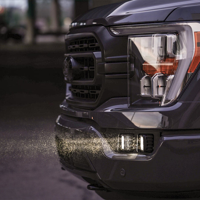 Rigid Industries 46739 2021-Present Ford F-150 Dual Fog Mounts RIGID Industries - Truck Part Superstore