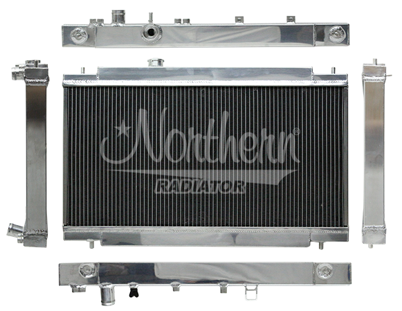 Northern Radiator 205245 Sport Compact Radiator - 17 3/8 x 27 5/8 x 2 1/4 - Truck Part Superstore