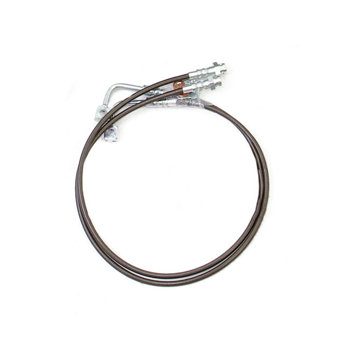ReadyLift 47-6435 Brake Line Extension Kit; For 4.0 in. Lift Kit; Braided Stainless Steel; - Truck Part Superstore