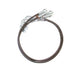 ReadyLift 47-6445 Brake Line; Front And Rear; Braided Stainless Steel; 6 in. Length; - Truck Part Superstore