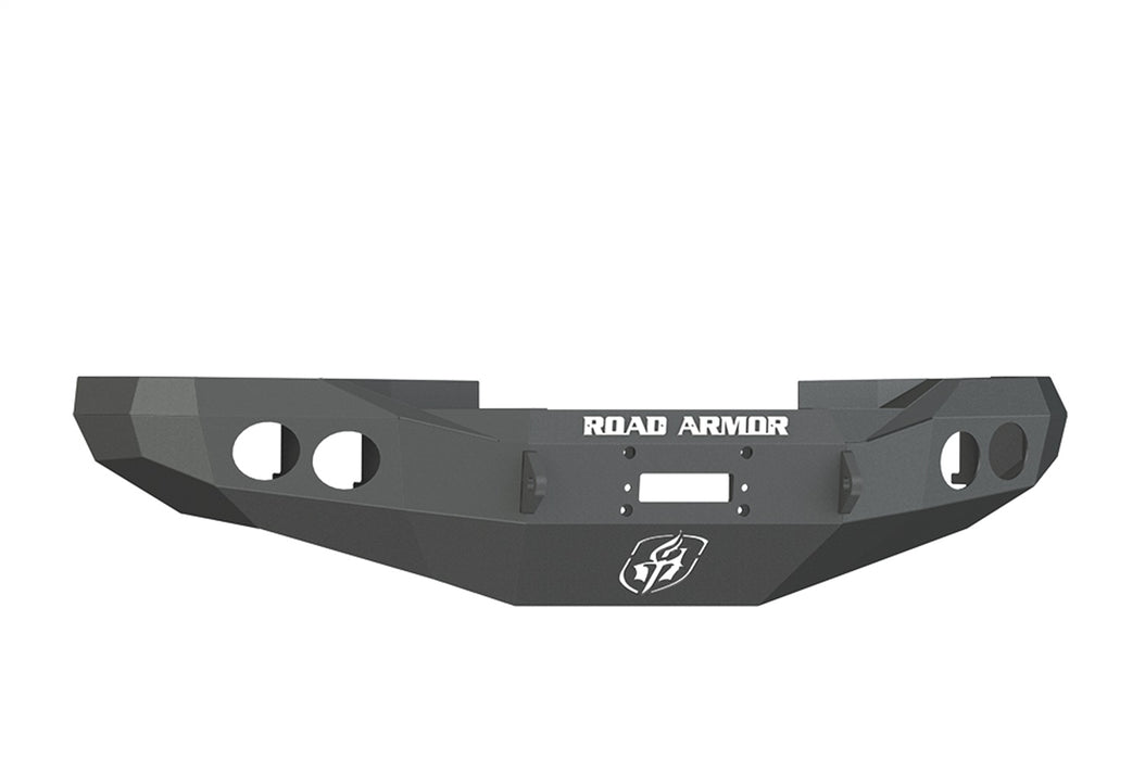 Road Armor 47000B Stealth Winch Front Bumper; Steel; Satin Black; - Truck Part Superstore