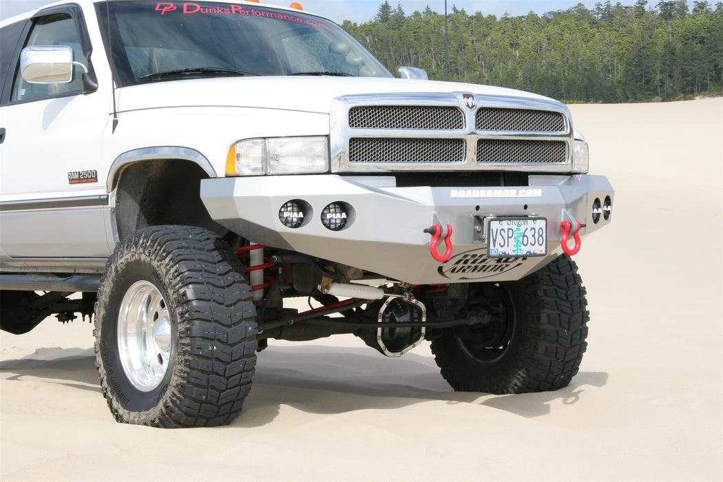 Road Armor 47010B Stealth Winch Front Bumper; Steel; Satin Black; - Truck Part Superstore