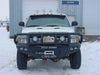 Road Armor 47012B Stealth Winch Front Bumper; Titan II Guard; Satin Black; - Truck Part Superstore