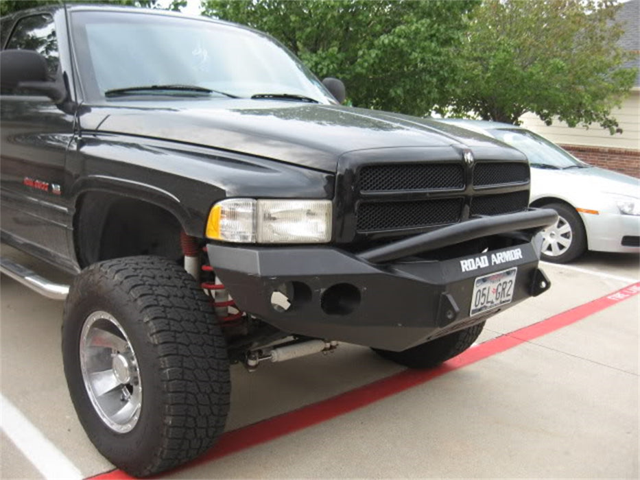 Road Armor 47014B Stealth Winch Front Bumper; Pre-Runner Guard; Satin Black; - Truck Part Superstore