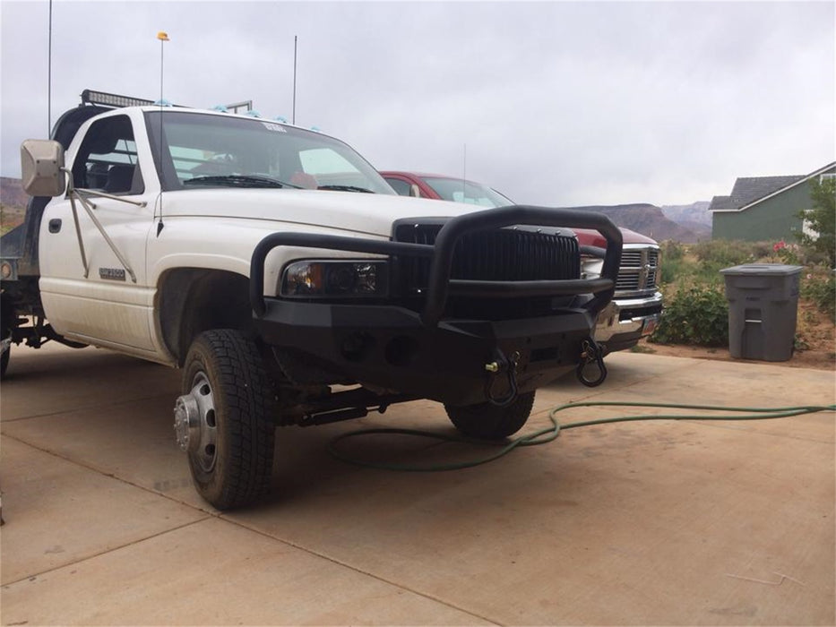Road Armor 47015B Stealth Winch Front Bumper; Lonestar Guard; Satin Black; - Truck Part Superstore