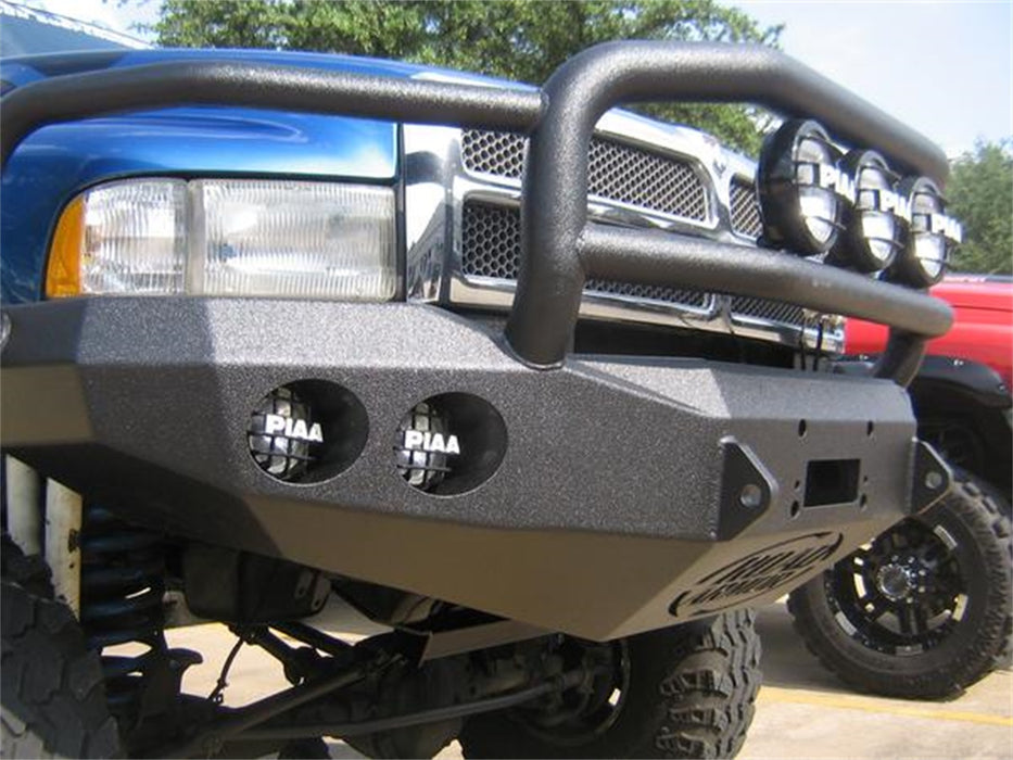 Road Armor 47015B Stealth Winch Front Bumper; Lonestar Guard; Satin Black; - Truck Part Superstore