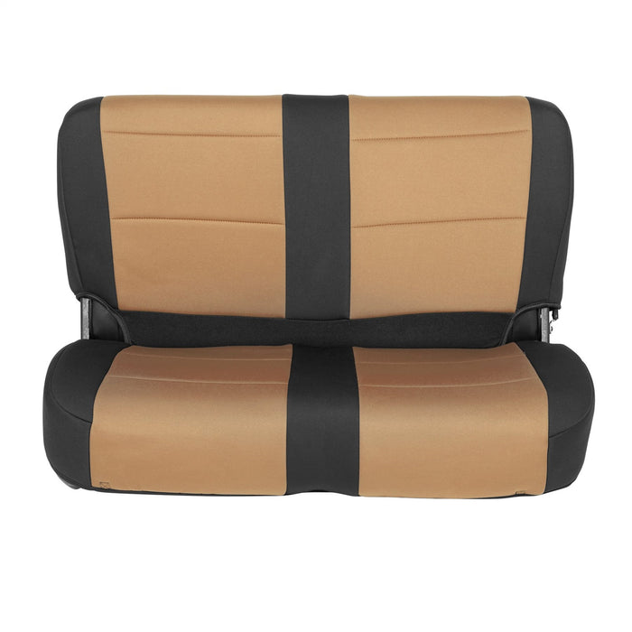 Smittybilt 471025 Neoprene Seat Cover 76-90 Wrangler CJ/YJ Set Front/Rear Tan Smittybilt - Truck Part Superstore