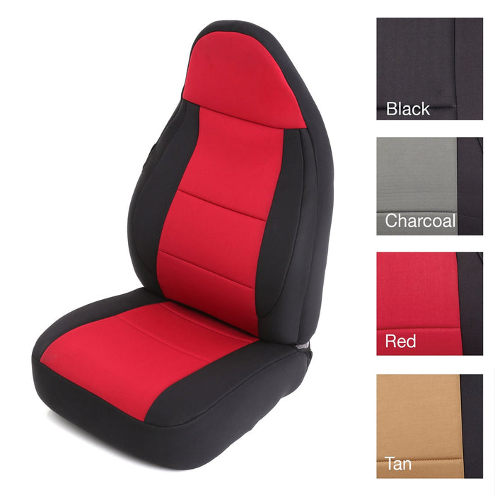 Smittybilt 471230 Neoprene Seat Cover 97-02 Wrangler TJ Set Front/Rear Red Smittybilt - Truck Part Superstore