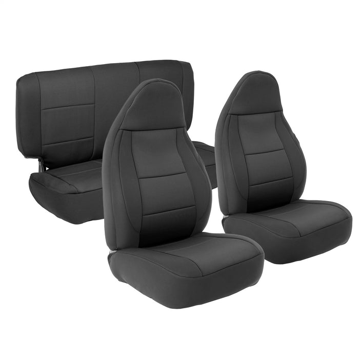 Smittybilt 471301 Neoprene Seat Cover 03-06 Wrangler TJ Set Front/Rear Black Smittybilt - Truck Part Superstore
