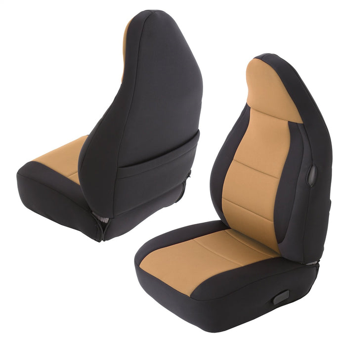 Smittybilt 471325 Neoprene Seat Cover 03-06 Wrangler TJ Set Front/Rear Tan Smittybilt - Truck Part Superstore