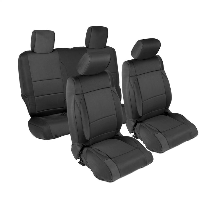 Smittybilt 471401 Neoprene Seat Cover 07-12 Wrangler JK 2 DR Set Front/Rear Black Smittybilt - Truck Part Superstore