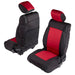 Smittybilt 471530 Neoprene Seat Cover 13-18 Wrangler JK 2 DR Set Front/Rear Red Smittybilt - Truck Part Superstore