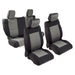 Smittybilt 471622 Neoprene Seat Cover 13-18 Wrangler JK 4 DR Set Front/Rear Charcoal Smittybilt - Truck Part Superstore