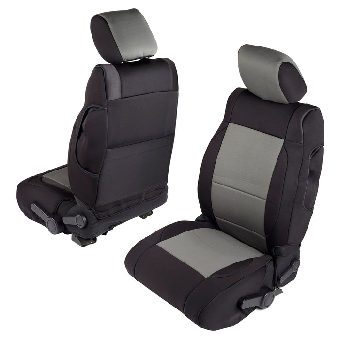Smittybilt 471622 Neoprene Seat Cover 13-18 Wrangler JK 4 DR Set Front/Rear Charcoal Smittybilt - Truck Part Superstore