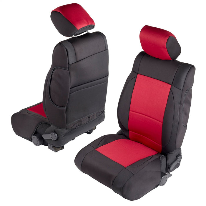 Smittybilt 471630 Neoprene Seat Cover 13-18 Wrangler JK 4 DR Set Front/Rear Red Smittybilt - Truck Part Superstore